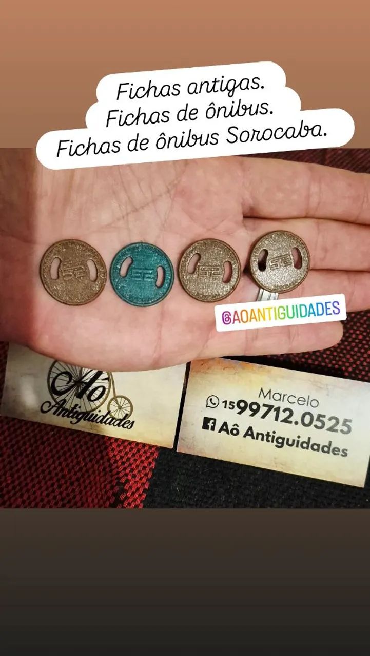 Fichas antigas  - Foto 2