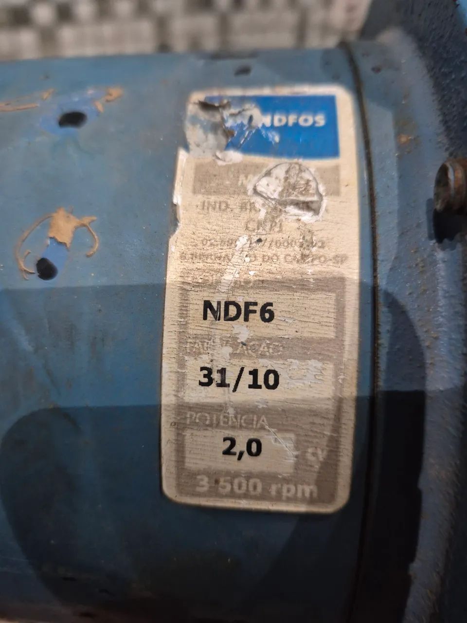 Bomba d'água 2cv centrífuga monofasica mark 127V/220v - Foto 6