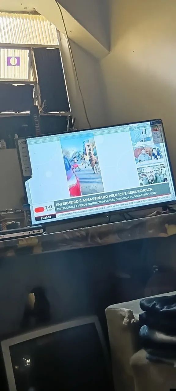 Smart tv LCD hq 32 polegadas com wi-fi, bluetooth, wdm 3 usbi - Foto 3