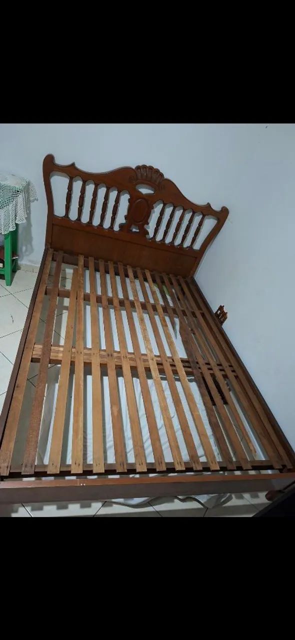 Cama casal madeira maciça - Foto 3