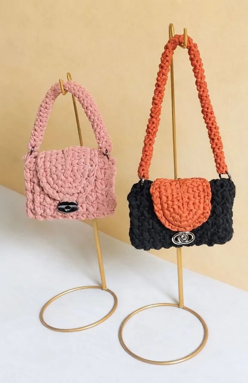 Bolsas em.fio.de malha - Foto 3