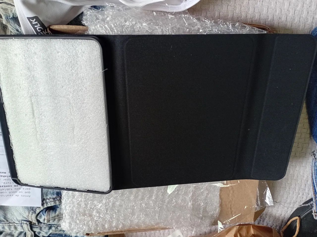 Capa/Carteira executiva( compatível com teclado) Apple ipad mini 6 2021 - Foto 3