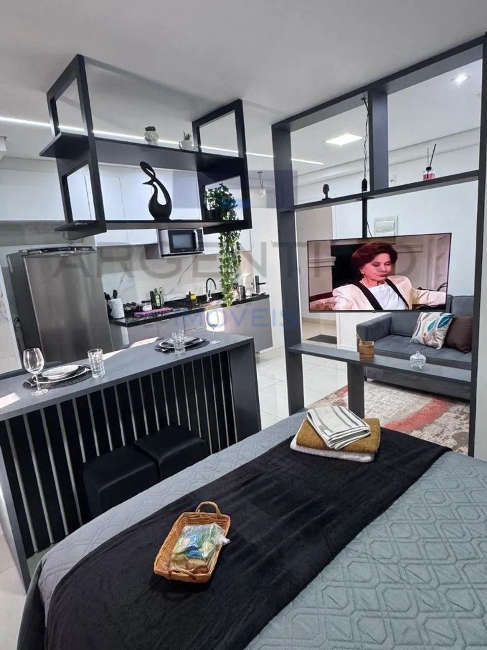 FLAT LOCAÇÃO E VENDA - EDIFÍCIO CARMENERE 26 M² - MOBILIADO - Foto 4