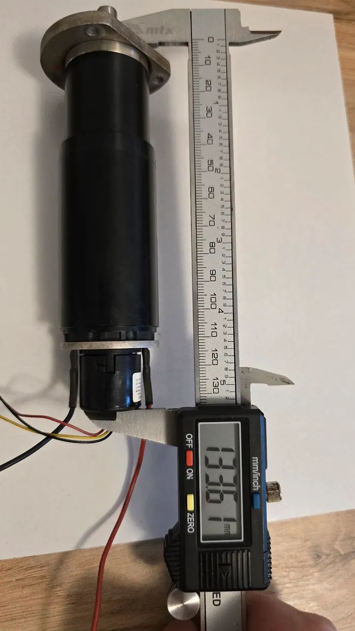 Motor DC com Caixa de Redução e encoder - 24V - Foto 2