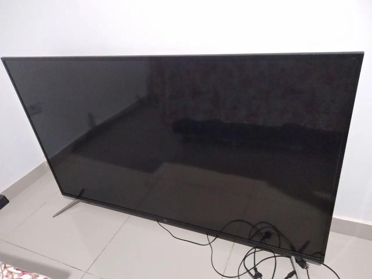 Tv Semp 65p65us led queimado 