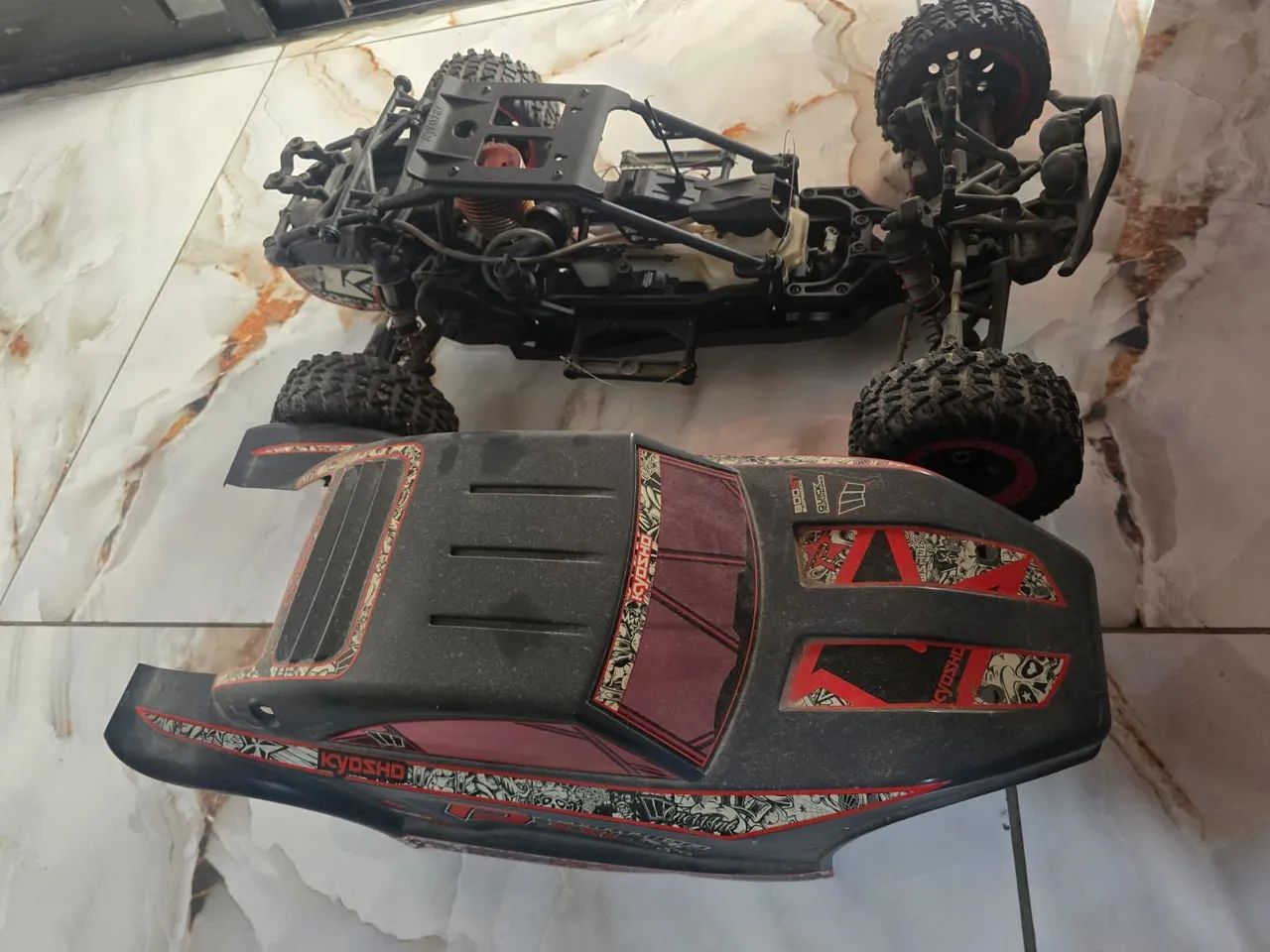 Automodelo Scorpions 1/7 combustão.  - Foto 2