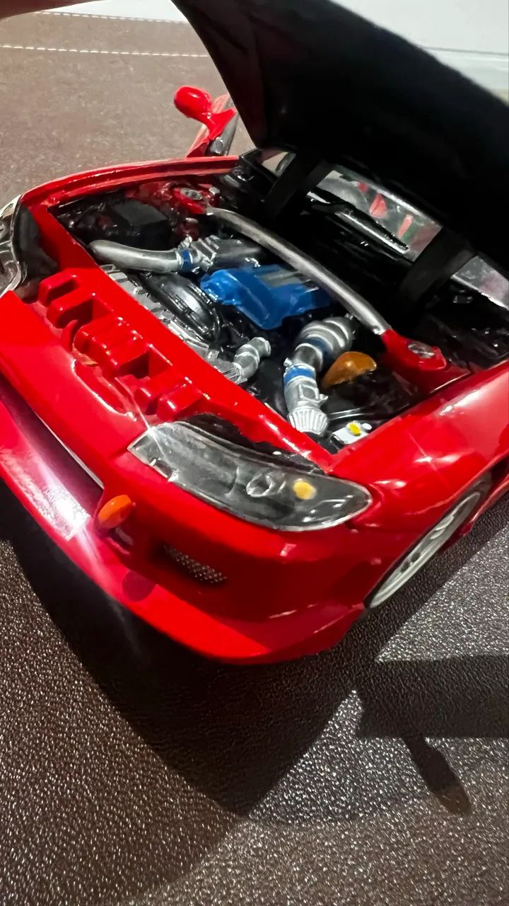 Miniatura nissan Silvia 1/24 welly raridade - Foto 4