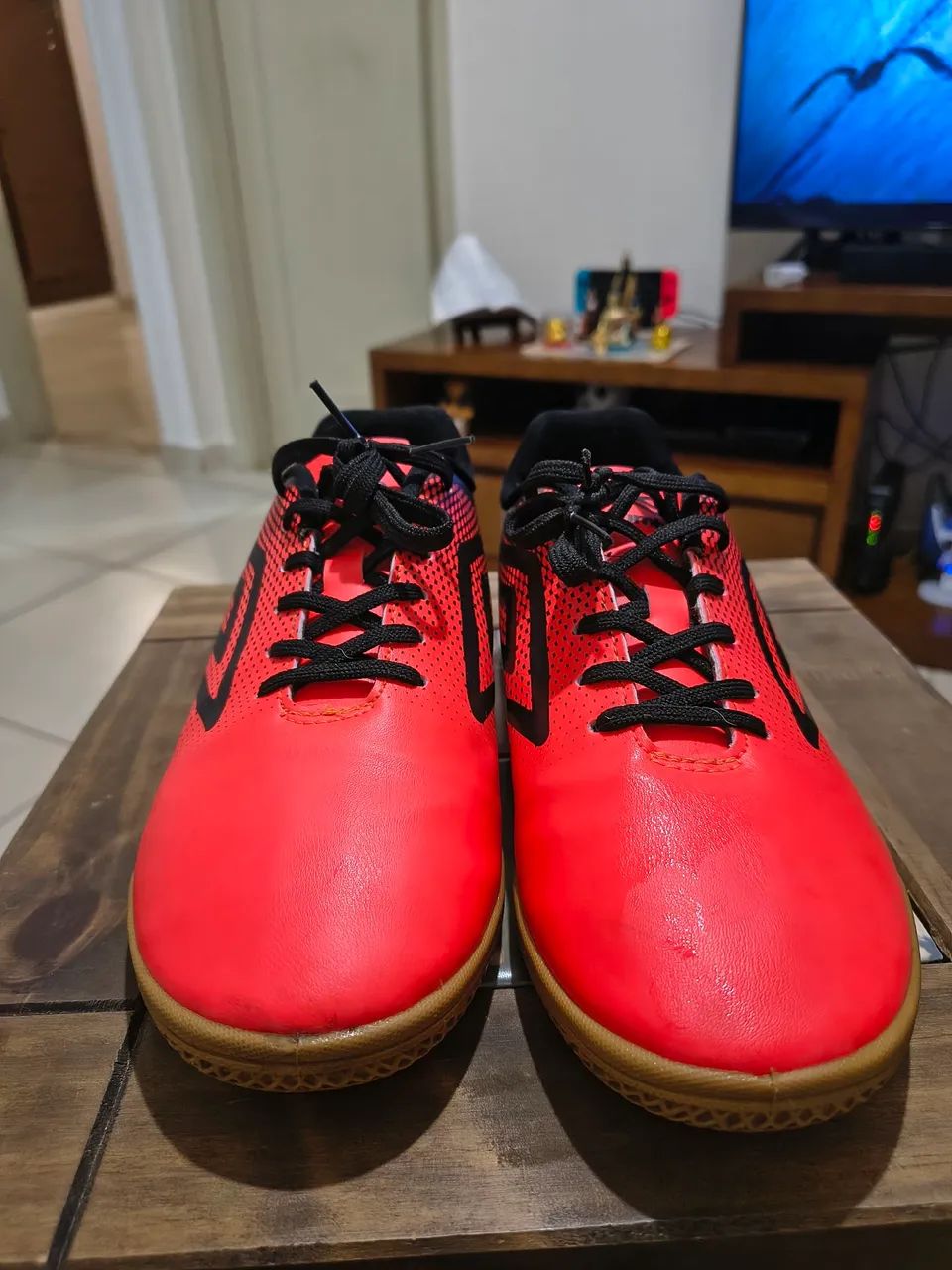 CHUTEIRA UMBRO GAME LARANJA TAMANHO 41