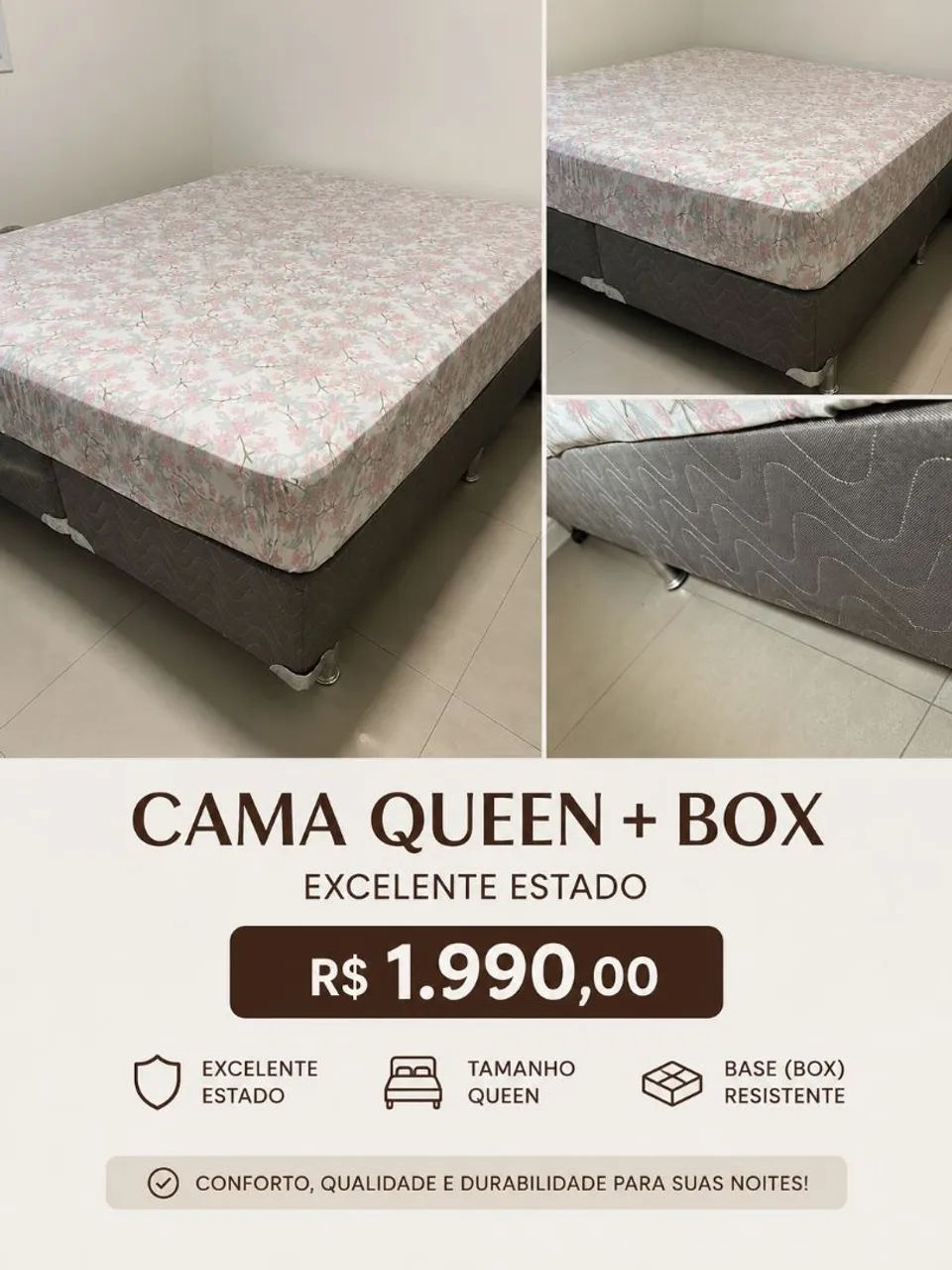 Cama Queem
