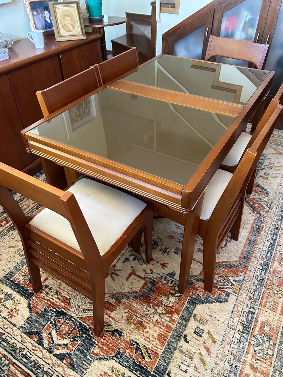 Mesa de Jantar - Madeira maciça - Foto 2