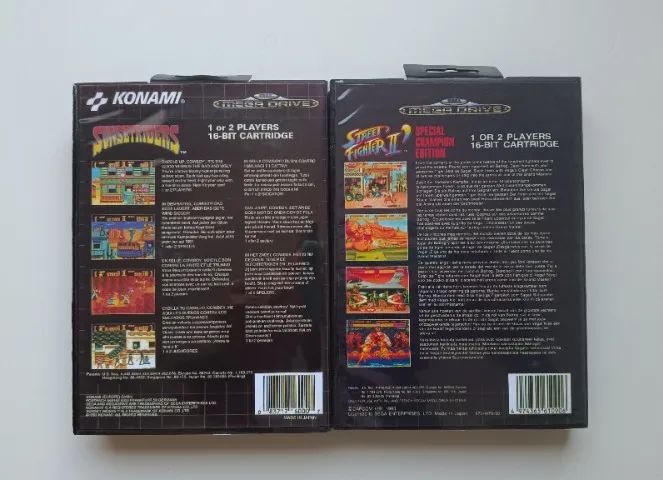 Kit 2 Jogos Sunset Riders + Street Fighter Ii: Special Champion