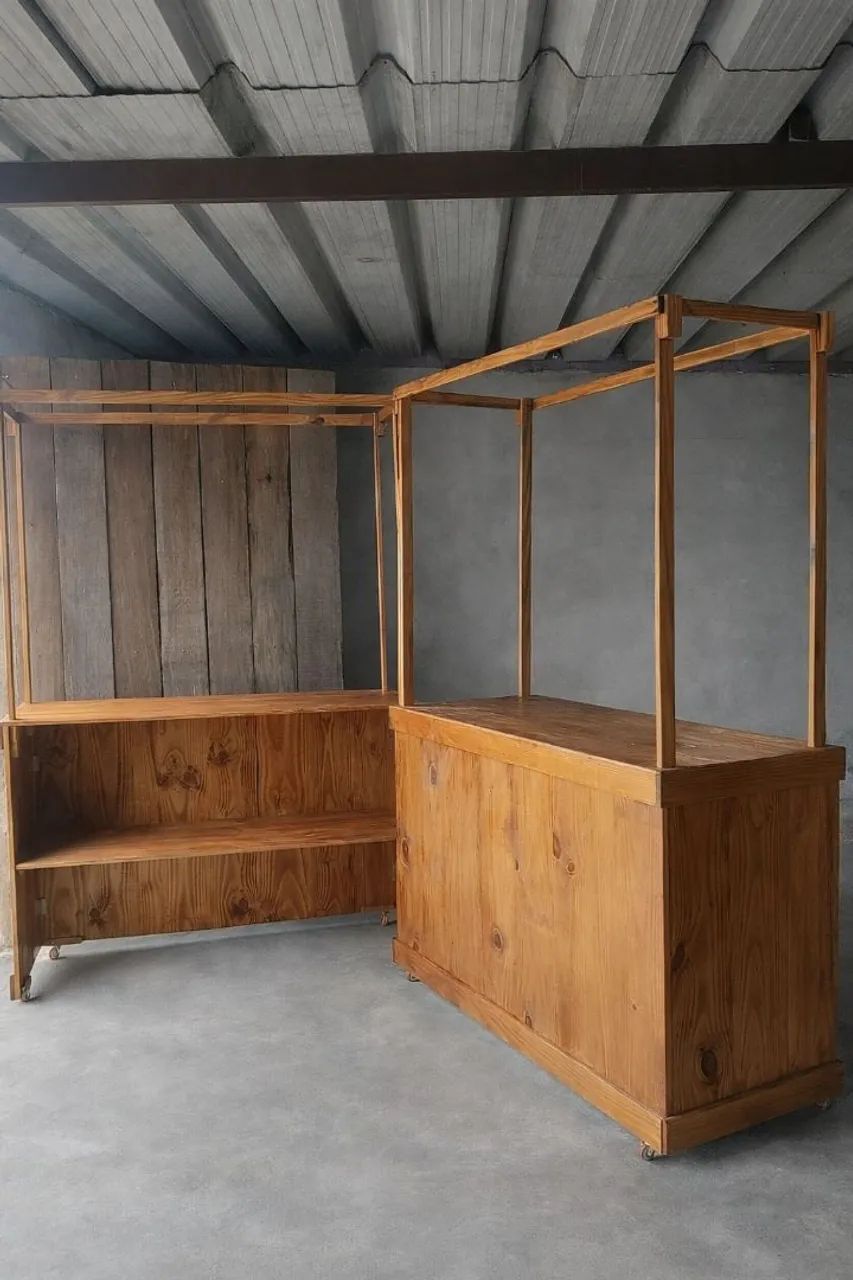 Barraca de madeira desmontável 