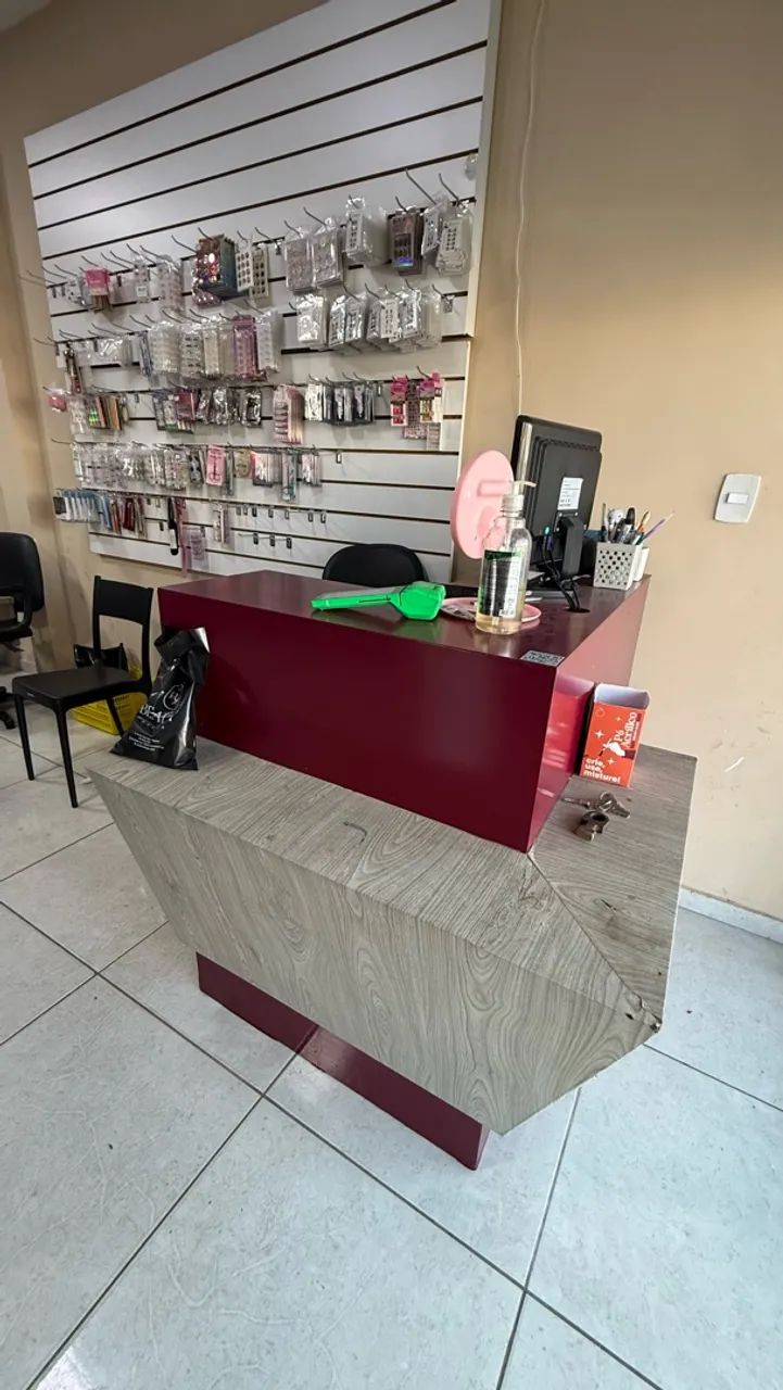 Balcão de recepção 
