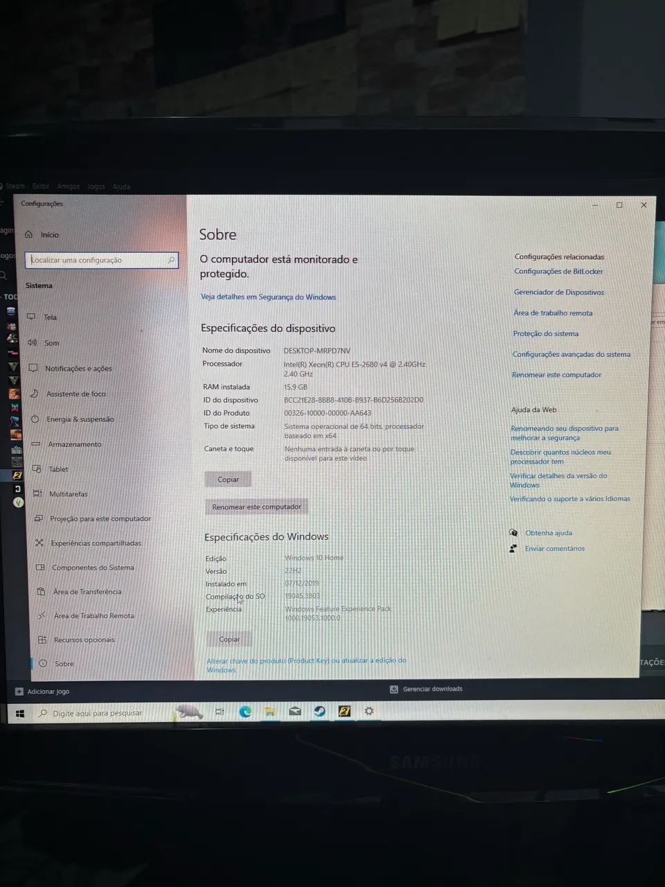 PC Gamer RX 580 8GB + Xeon 2680v4 16GB RAM  Roda Tudo - Foto 6