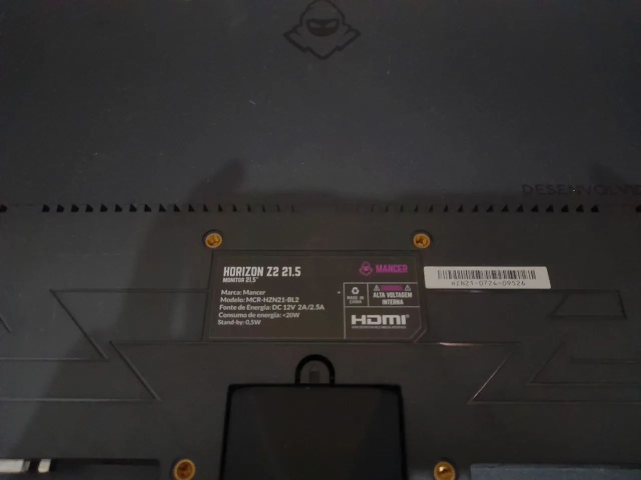 Monitor Mancer para reparo ou peças - Foto 3