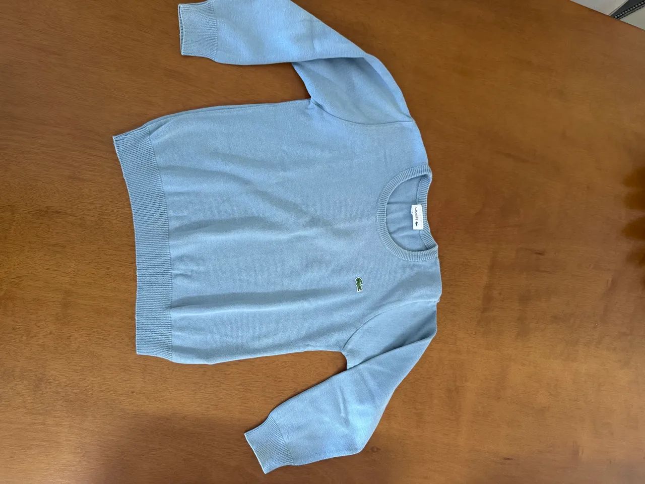 Blusa Malha Infantil Lacoste Original  - Foto 2