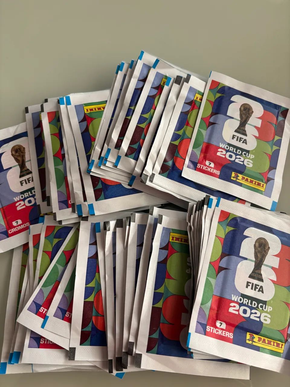 10 PACOTES DE FIGURINHAS DA COPA 2026