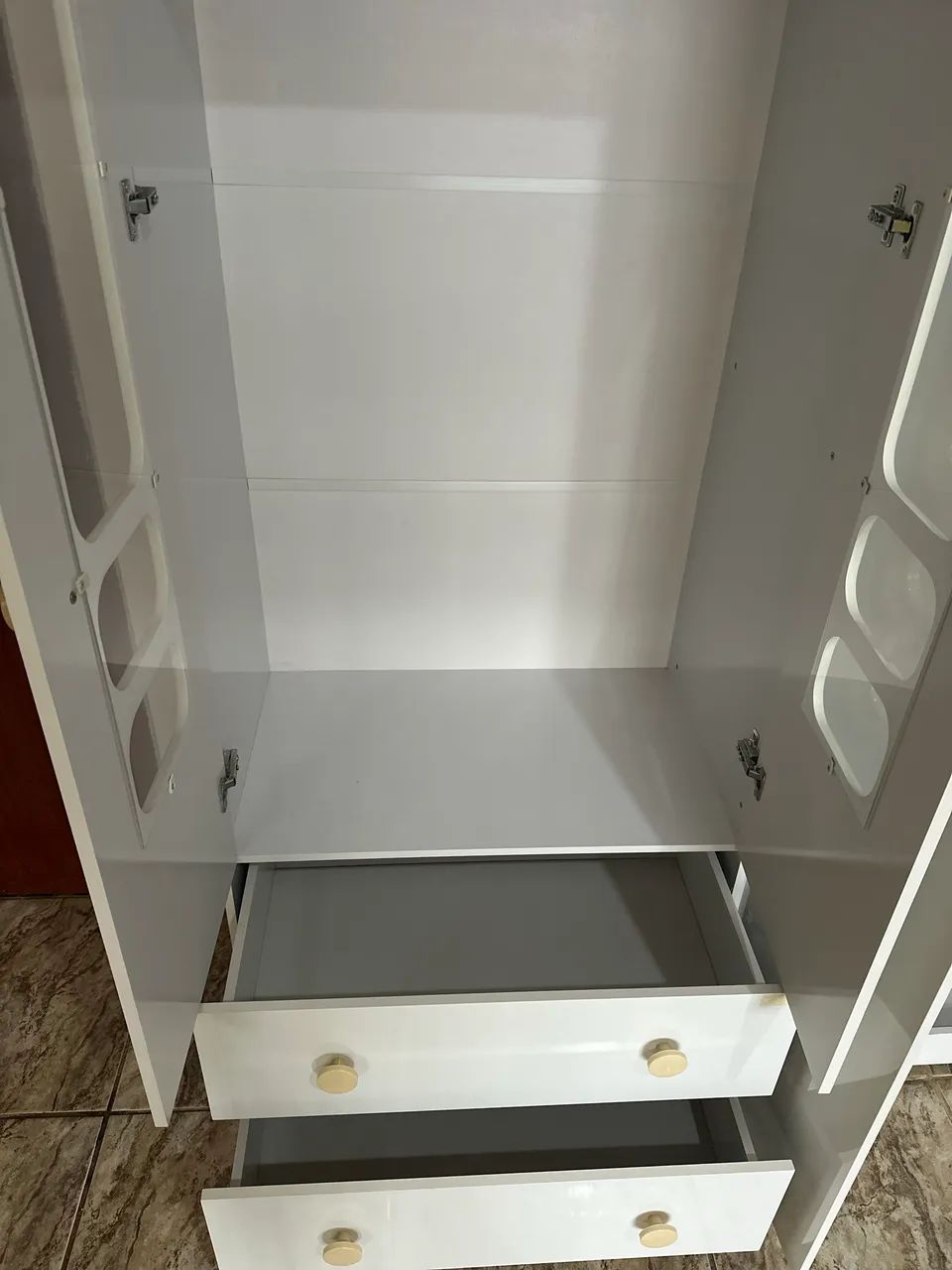 Guarda roupa infantil branco  - Foto 4