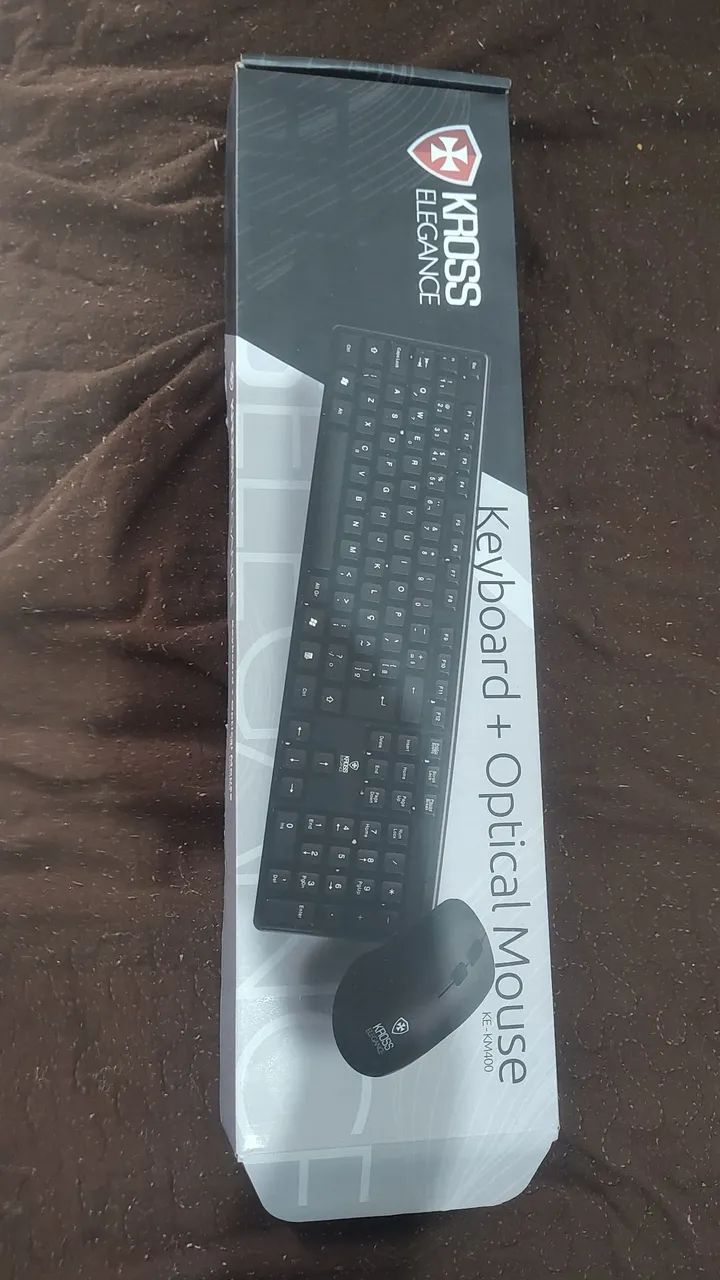 KIT TECLADO/MOUSE USB NA CAIXA