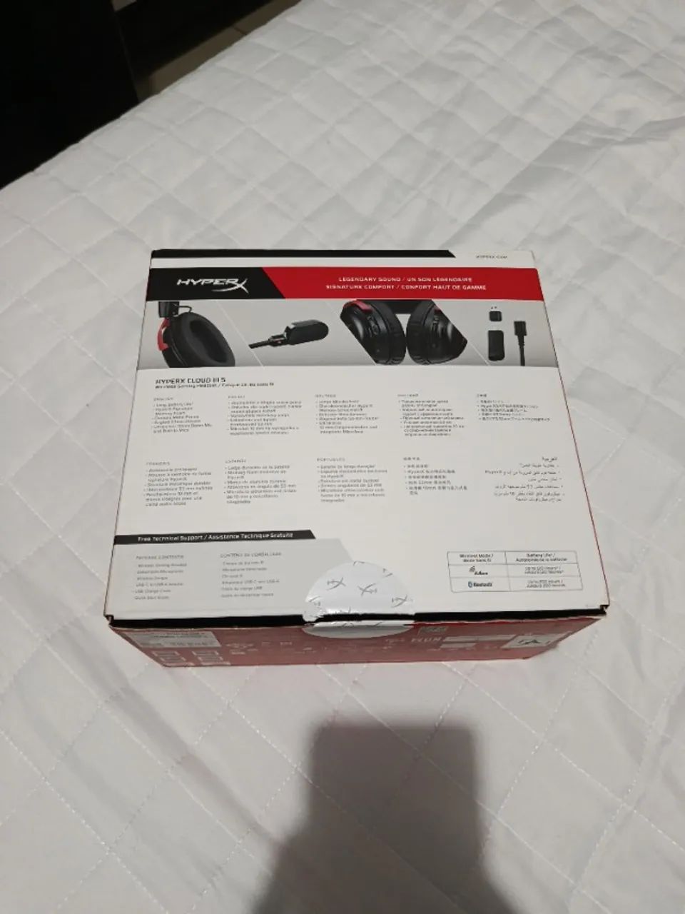 Headset HyperX Cloud III wireless Muito Novo! - Foto 2