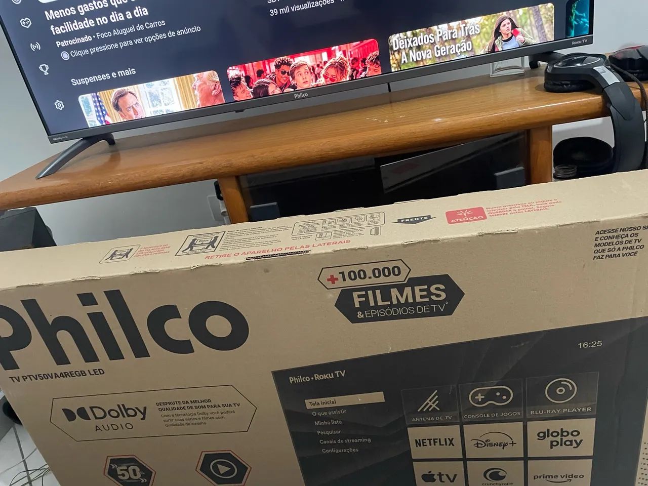 TV Roku 50 polegadas praticamente zera - Foto 2