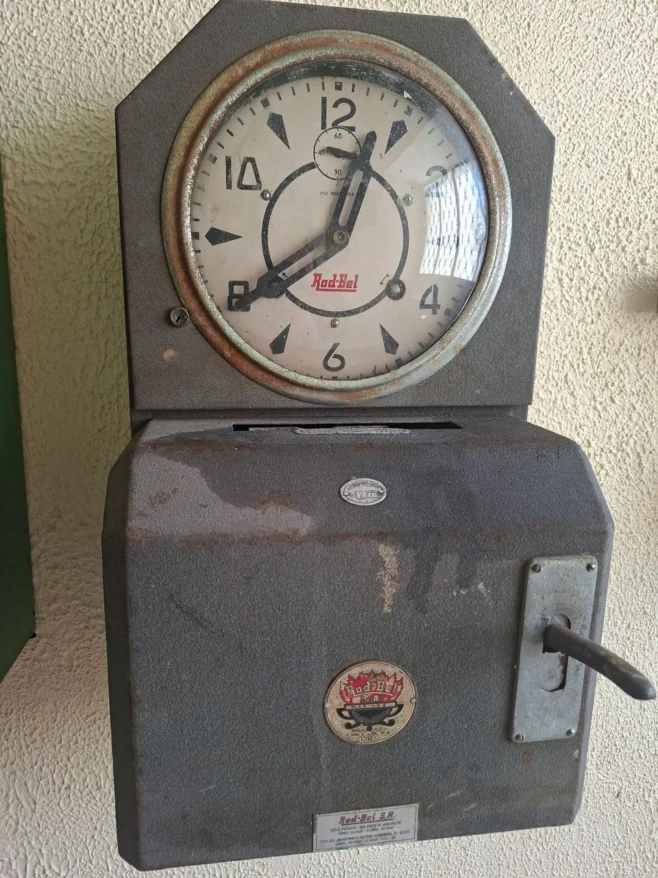Relogio de ponto antigo e raro