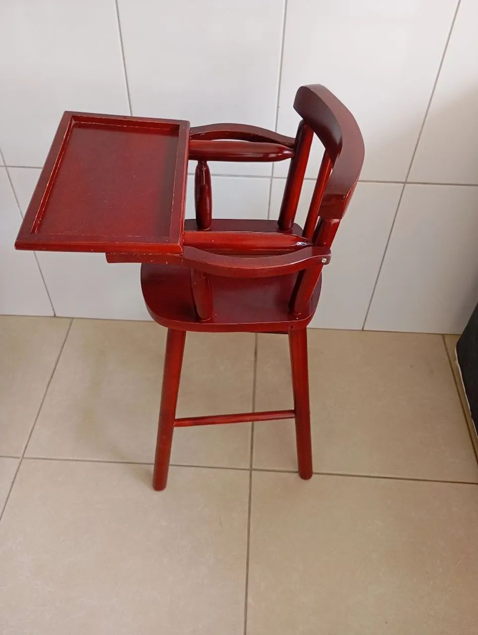 Alimentador infantil de madeira  - Foto 5
