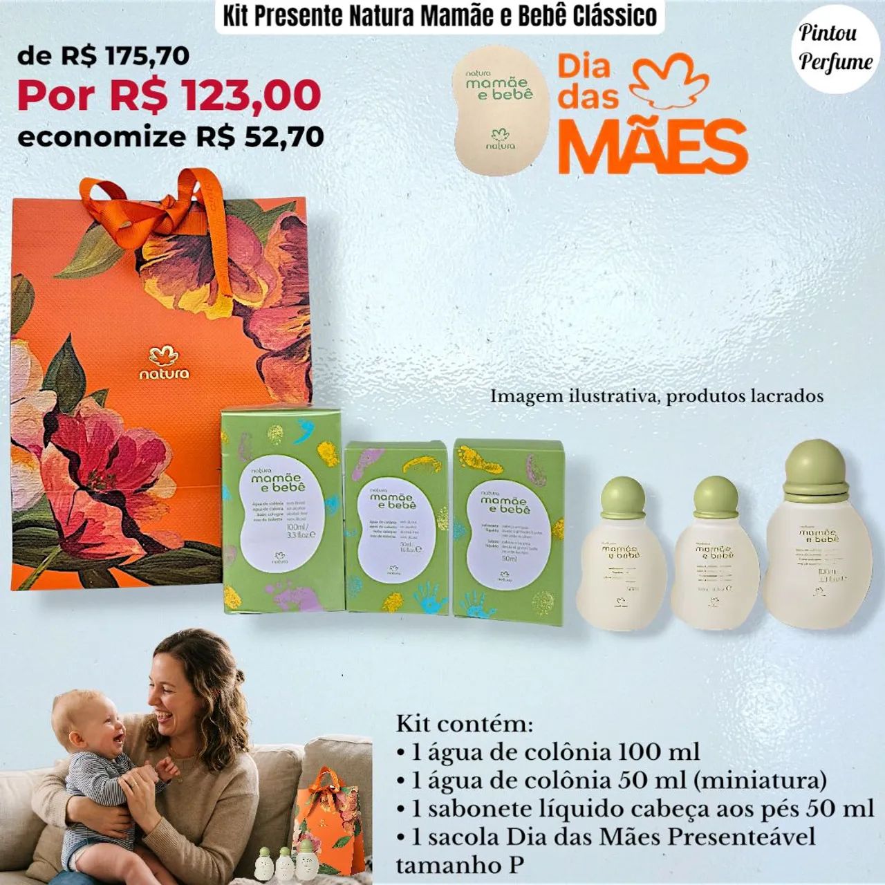 Kits Mamãe e Bebê e Care Baby em Promoção  - Foto 2