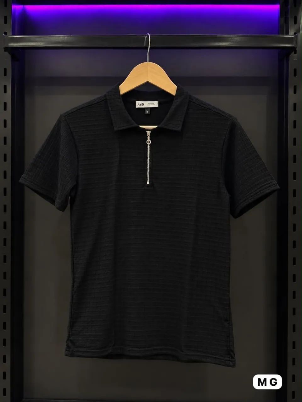 Gola Polo Zara com Zíper 