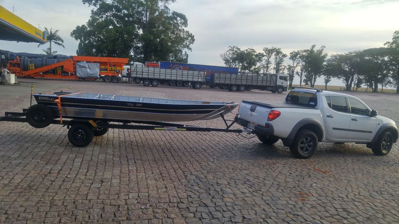 BARCO DE ALUMINIO COM MOTOR 15 HP MERCURY SUPER  - Foto 3