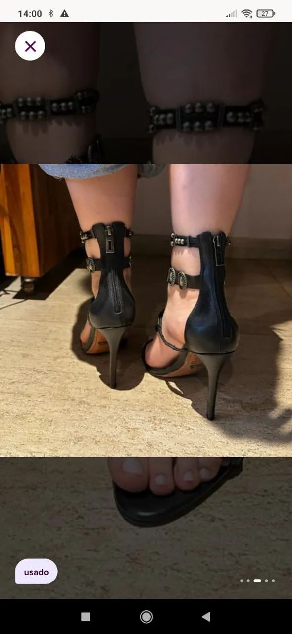 Sandália Schutz 37 - Foto 3