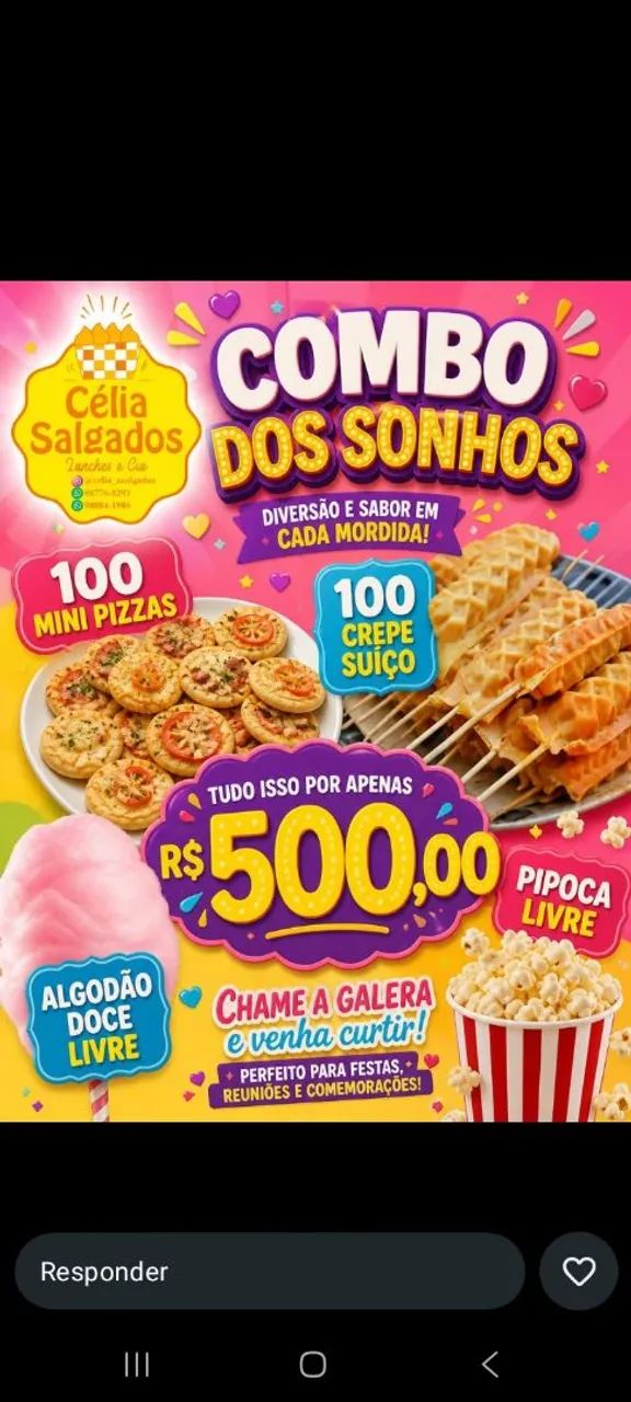 Celia salgados buffet infantil  - Foto 3