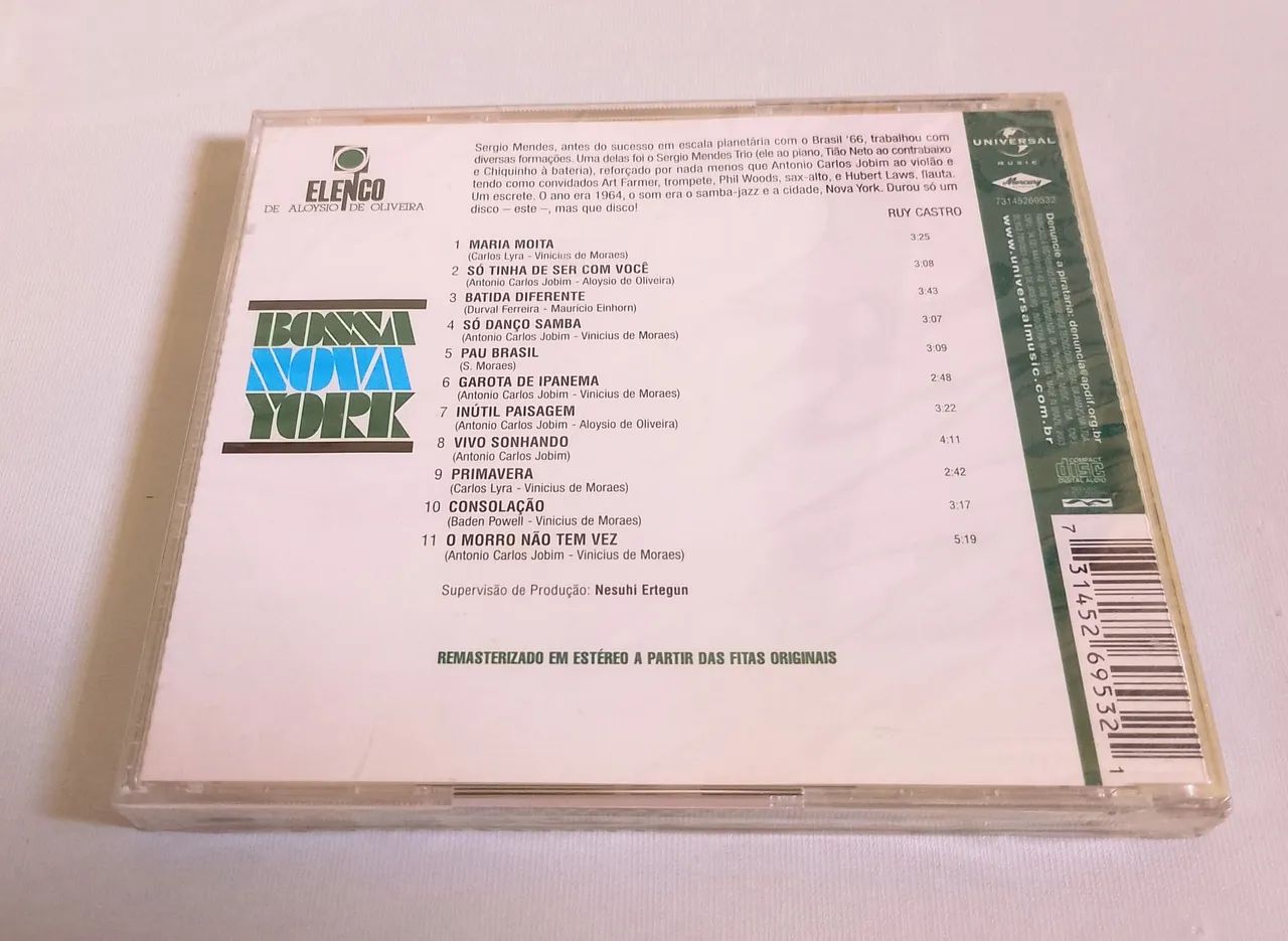 Cd Bossa Nova York/Reedição Limitada/Remasterizado/Lacrado  - Foto 2