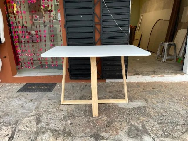 Mesa de Jantar Retangular Trançada - Foto 4