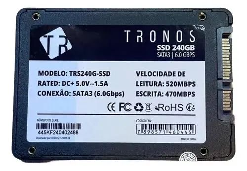 SSD 240GB Tronos Sata III TRS240GB - Foto 2