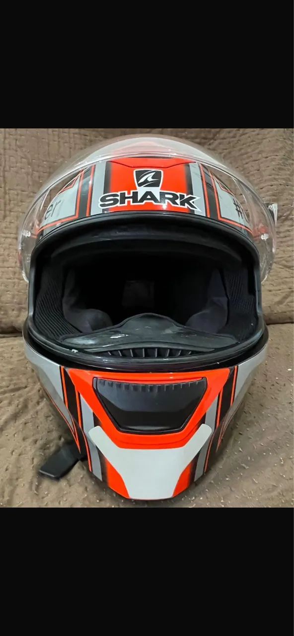 Capacete Shark Skwal - Excelente Estado - Foto 2