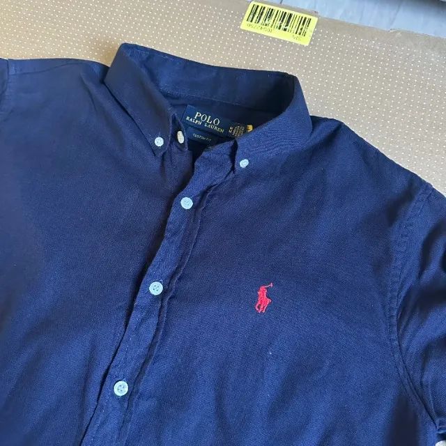 Camisa azul marinho Ralph Lauren M - Foto 2