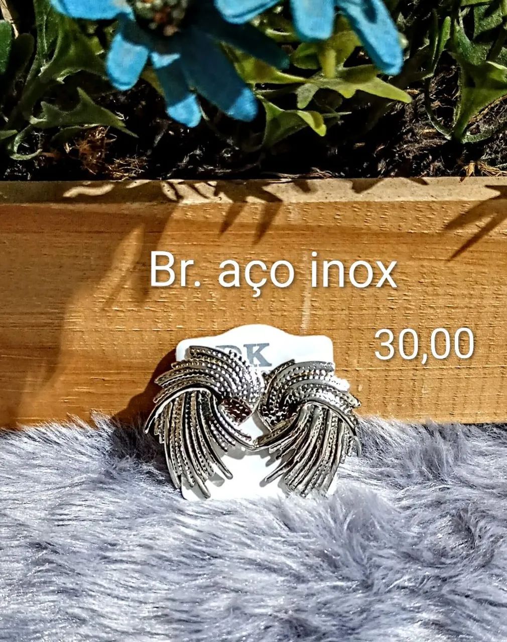 Brincos e argolas em aço inox - Foto 3