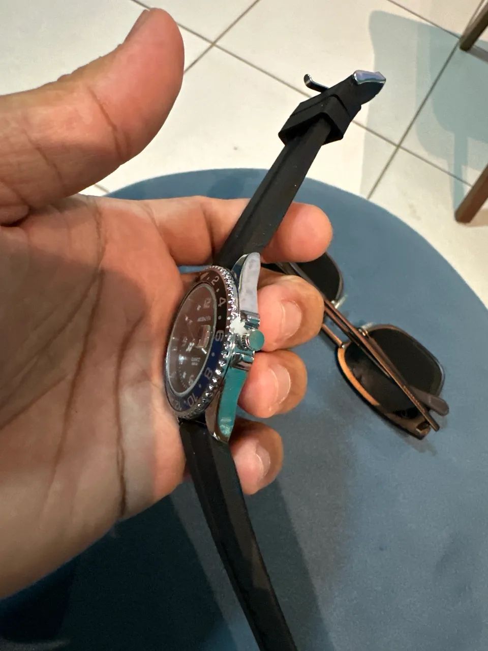 Relógio Masculino Pulseira de Borracha | Estilo 007 - Foto 2