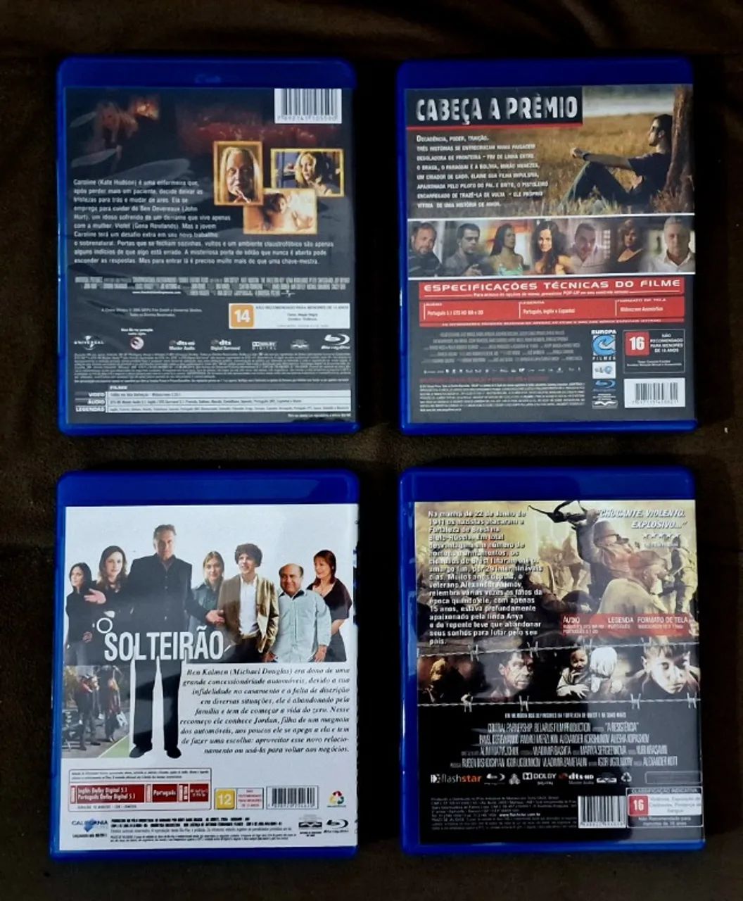 Blu-rays A Chave Mestra, A Resistência, O Solteirão, Cabeça A Prêmio  - Foto 2