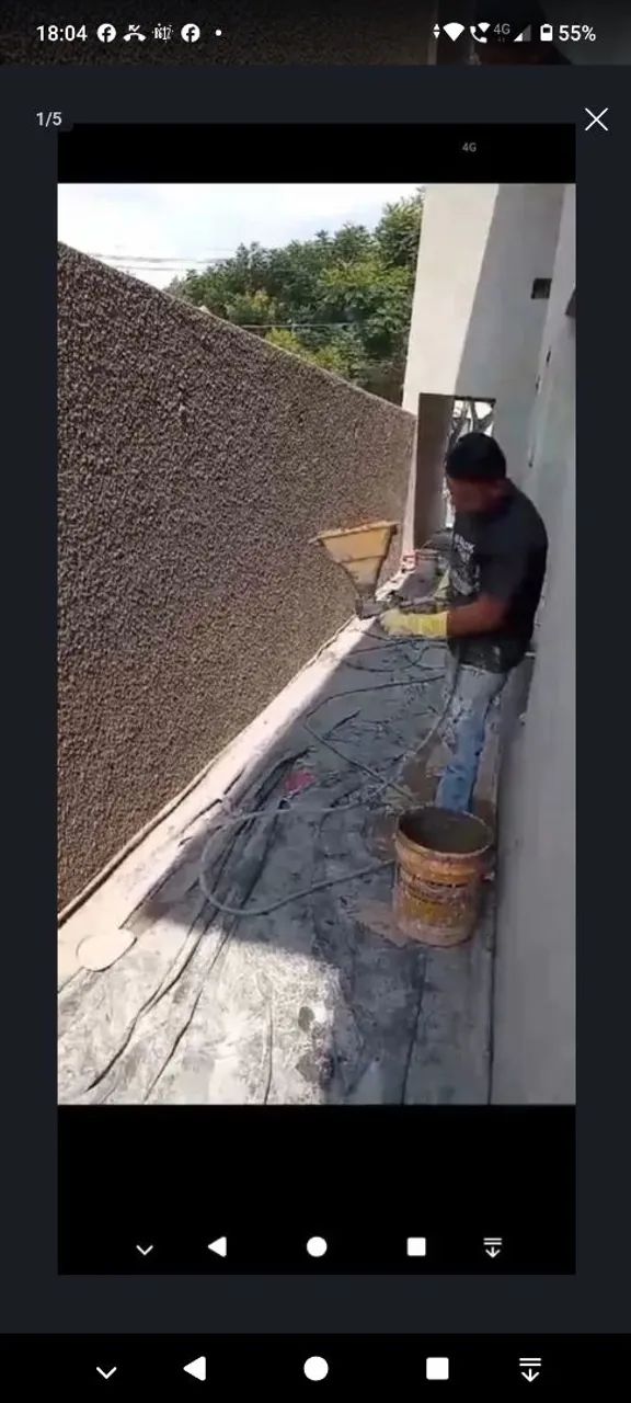 Reforma textura projetada pintura 