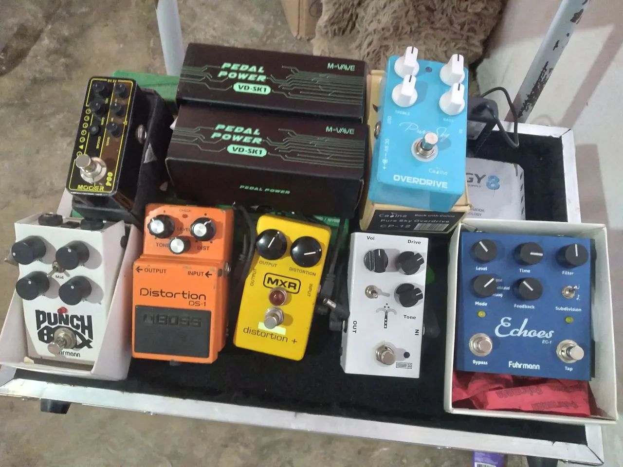 Pedais p/guitarra 