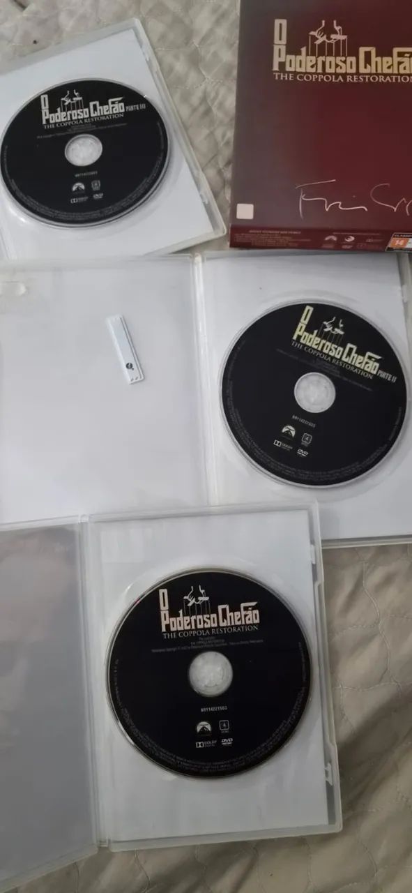 DVD PODEROSO CHEFÃO - TRILOGIA. - Foto 4