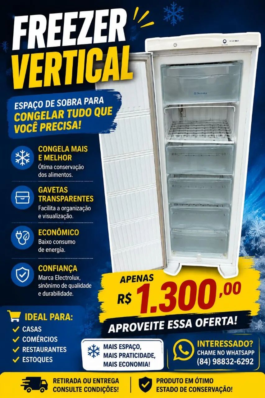 Freezer vertical 