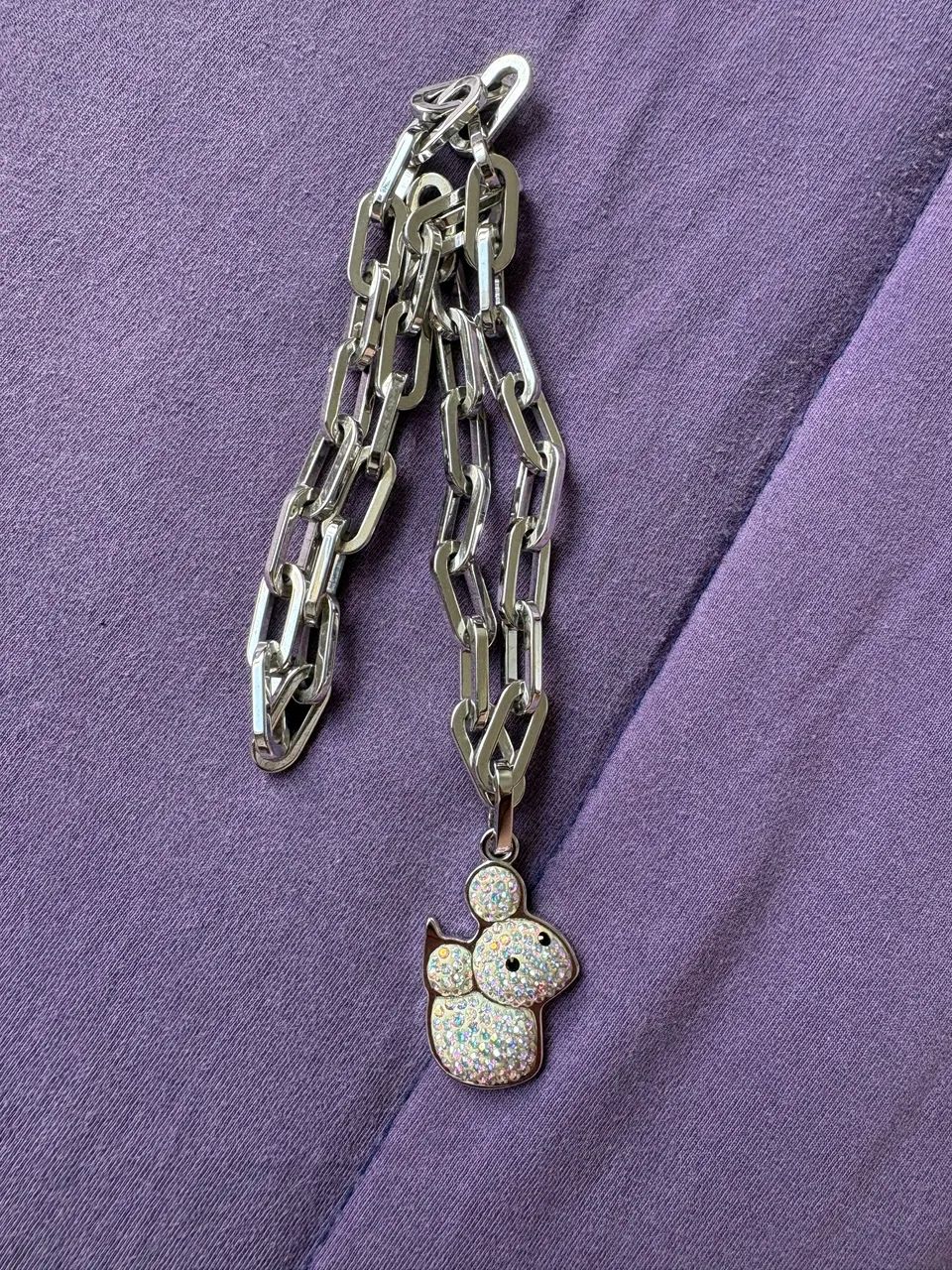 Pingente Joe com colar originais Swarovski