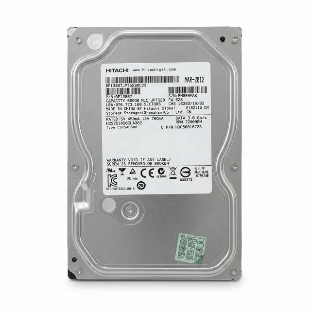 HD Interno Hitachi CinemaStar 500GB 3.5 Polegadas SATA II HCS721050CLA362 Para DVR e PC
