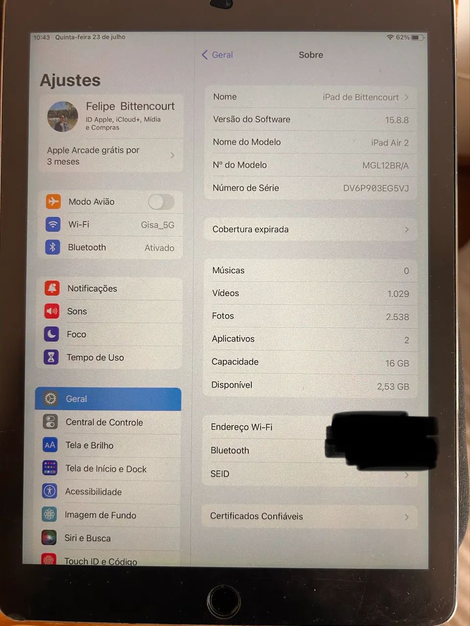 iPad Air 2 16GB  - Foto 2
