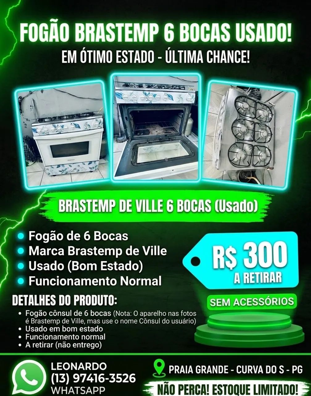 Fogão 6 bocas  - Foto 4