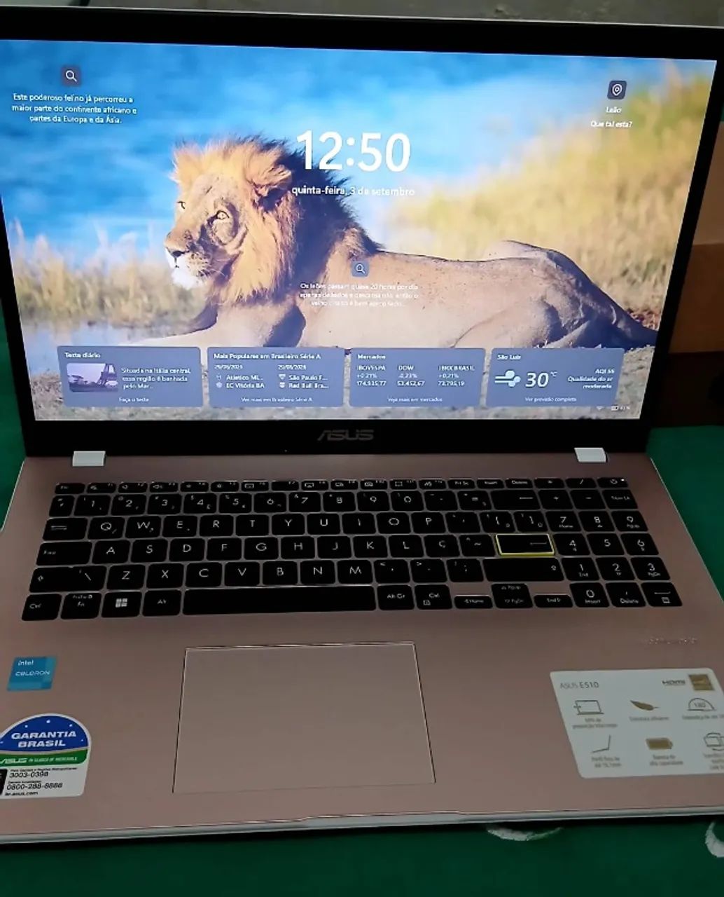 Notebook ASUS rosa- NOVO - Foto 4