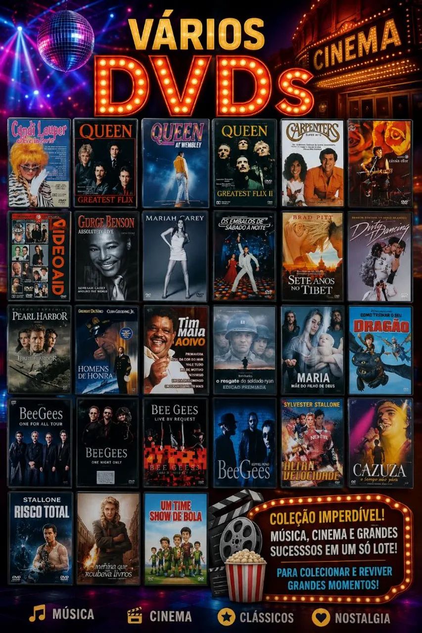 Lote 27 DVDs variados 